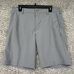 IZOD Golf Short Men's Size 32 Gray Performance Stretch Swing Flex Elite Pockets